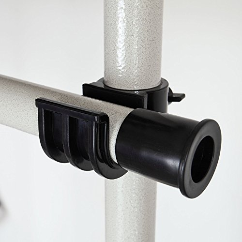 SoBuy® Teleskop Garderoben System, Kleideraufbewahrungssystem, Regalsystem, FRG38 - 5