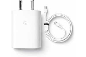 Original Google 30W C-Type Rapid Power Adapter with 3.3 Ft Type C Cable for Pixel 10/9/Pro/XL/Fold/9a/8/8 Pro/8a/7Pro/7/S25/3a Lite/15/Pixel Tab/Slate - Support Other USB-C 30 W Quick Charging, White