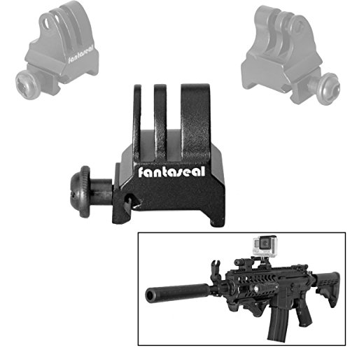 Fantaseal Picatinny Gun Rail Halterung Aluminium Airsoft Action Kamera Adapter fr GoPro Airsoft Halterung Adapter Jagd Schrotflinte Actioncam Befestigung GoPro Jagdgewehr Halterung Air Soft Kamera Halter Jagdgewehr Kamera Zubehr Carbine Gun Kamerahalterung fr Airsoft AR-15 M4 M16 fit fr GoPro Hero5 / Hero5 Session / Hero 4 / Hero4 Session / Hero3+ / Hero3 + SJCAM Garmin Virb Xiaomi Yi DBPOWER Qumox Vic Tsing + GoPro hnliche Actioncam Fantaseal Picatinny Gun Rail Halterung Aluminium Airsoft Action Kamera Adapter fr GoPro Airsoft Halterung Adapter Jagd Schrotflinte Actioncam Befestigung GoPro Jagdgewehr Halterung Air Soft Kamera Halter Jagdgewehr Kamera Zubehr Carbine Gun Kamerahalterung fr Airsoft AR-15 M4 M16 fit fr GoPro Hero5 / Hero5 Session / Hero 4 / Hero4 Session / Hero3+ / Hero3 + SJCAM Garmin Virb Xiaomi Yi DBPOWER Qumox Vic Tsing + GoPro hnliche Actioncam