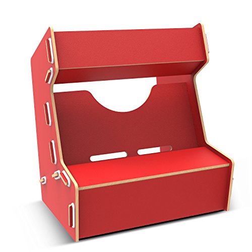 Nintendo Switch Arcade Cabinet Stand, Myriann Einzigartig Pure Hand Gemacht Arcade Schrank für Nintendo Switch Cool Gaming Erfahrung Bringt Nostalgie Zurück (Rot) - 2