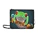Produktbild WYYWCY Grüner Baumfrosch Orange Beine Rot Benutzerdefinierte hochwertige Nylon Slim Clutch Crossbody Bag Umhängetasche