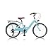 Produktbild Frank Bikes 26 Zoll Cityrad Cityfahrrad Mädchenfahrrad Kinderfahrrad Citybike City Fahrrad 6 Gang Shimano Diva BLAU Weiss