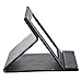 TOOGOO(R) Makeup Mirror Travel Leather Portable Foldable Mirror Black