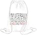 Produktbild I'm Literally Vanelo And Pinterest Slogan Drawstring bag