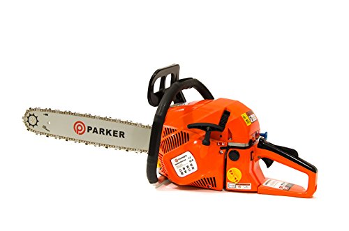 58cc 20″ Petrol Chainsaw + 2 x Chains + More - 3