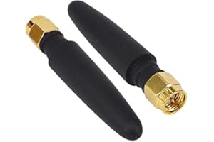 YILIANDUO 2 Pezzi 868MHz Antenna GSM SMA Maschio Antenna Cellulare Omnidirezionale 3.5dBi Amplificatore di Segnale ad Alto Guadagno per Router Wireless/WiFi Booster/Telecamera di Sicurezza