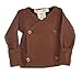L'ovedbaby Long Sleeved Wrap Top, 0-3 Months, Brown