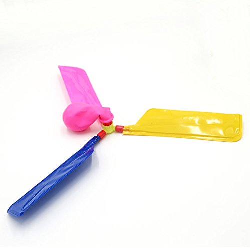 Cheap4uk Balloon Helicopter Indoor Outdoor Toy Party Bag Filler Pack of 8