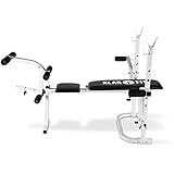 KLAR FIT Workout Hero - Panca Multifunzione, per Allenamento Palestra , Curl per Braccia e Gambe, Fino a 160 Kg, Schienale Re