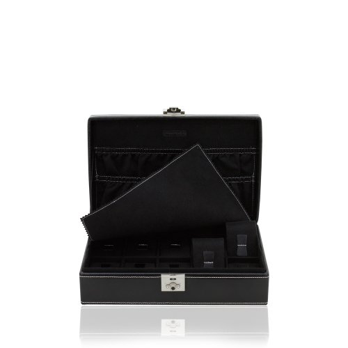 Uhrenkasten fr 10 Uhren, Leder (schwarz) 29,5 x 18,5 x 7,5cm Uhrenkasten fr 10 Uhren, Leder (schwarz) 29,5 x 18,5 x 7,5cm