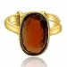 Hessonite Ring 6.25 - 6.50 Ratti NATURAL & GJSPC CERTIFIED Hessonite Garnet (Gomed) ASTROLOGICAL GEMSTONE Adjustable Panchdhatu Ring By Arihant Gems & Jewels RS.2300.00