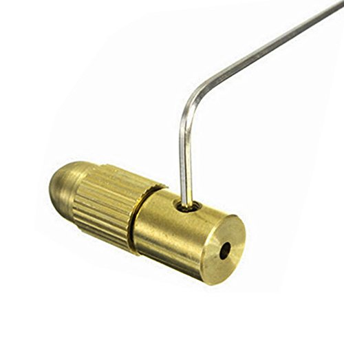 JTENG Spannzangen-Set (Spannmutter, Spannzangen 0,5/1/1.5/2.5/3.0 mm) Bohrer Spannzange 10 stk. kleiner elektrisch Micro Twist Bohrfutter Set mit Inbusschlüssel Schnellspannbohrfutter High Speed Stahl Spiralbohrer - 3