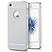 Produktbild Apple iPhine SE/5/5s Hülle, Bestsky Ultra Dünn 3 in 1 Hochwertigem Hard PC Plastik Material Stoßfest, Anti-Fingerabdruck, Anti-Scratch FeinMatt FederLeicht Schutzhülle für iPhine SE/5/5s, Silber