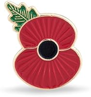 The Royal British Legion Ridge Poppy Lapel Pin