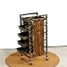 Produktbild DANTB Salon Spa Golden Retro Friseur Trolley 5 Tiers Lagerung Cart Färbung Salon Friseur Halter Mit 5 Schubladen Für Werkzeug,D