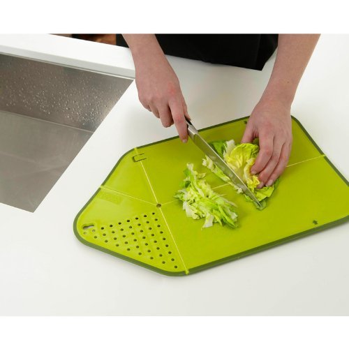 Joseph Joseph Rinse and Chop Plus Cutting Board, White Color: White - 4