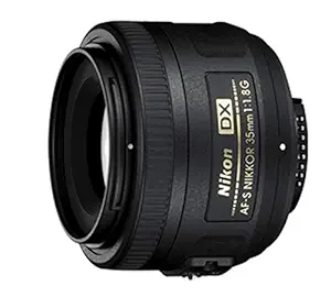 Nikon AF-S DX Nikkor 35 mm f/1.8G Prime Lens for Nikon Digital SLR Camera (Black)