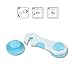 10 Adhesive Child Kids Baby Safety Cabinet Door Fridge Drawer Cupboard Lock Blue