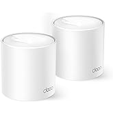 TP-Link Deco X10 2-pack، AX1500 ميجابت في الثانية، تغطية تصل إلى 360 م&sup2;، اتصال يصل إلى 120 جهازًا، منفذ جيجابت، تطبيق جوال