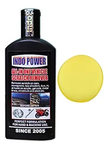 INDOPOWER HDEEEe69 - All -in ONE Vehicle Scratch Remover 100ml.+ One Foam Applicator Pad.
