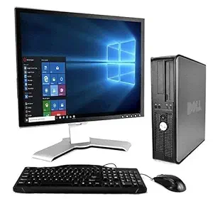 (Renewed) Dell Optiplex 380 17 inch (43.18 cms) Desktop (Core2Duo /8 GB RAM / 1 TB HDD/ Windows7 Pro, MS Office/Intel Hd Graphics 17