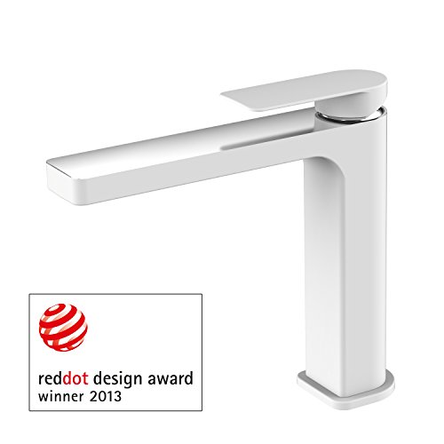 AWA - Ophir – RED DOT winner - Waschtischarmatur – Weiß & Chrome