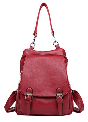 HopeEye Mochila Bolsos Bandolera Mujer Cuero Chicas Vintage Elegantes 