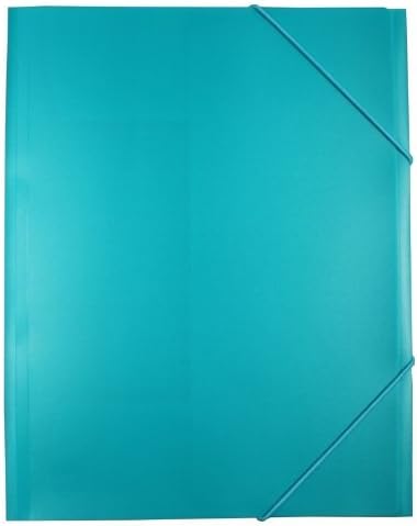 Exxo by HFP Folder with Elasticated Corners A4 Polypropylene Solid Plastic 310 x 245 mm turquoise