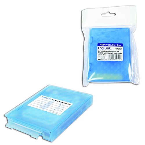 LogiLink UA0131 Festplatte Schutzhülle für 1x 6,4 cm (2,5 Zoll) HDD, blau - 4