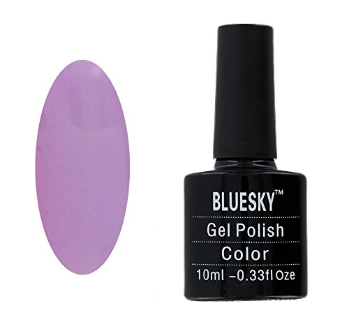 Bluesky Gel Nail Polish, Lavender NEON23, Light Purple, Long Lasting, Chip Resistant, 10 ml (Requires Drying Under UV LED Lamp)