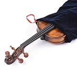 Funda cubre violeta 4/4 Funda de saco para violín 3/4 4/4 bolsa de terciopelo negro rojo azul gris, turquesa