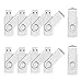 Produktbild J-boxing 10 Stück USB-Stick Einklappbarer USB 2.0 Speicherstick USB-Flash-Laufwerk Memory Stick (16GB, Weiß)