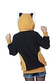 KiKa Monkey Cosplay Einhorn Tier Hoodie Jacke Pullover Party Kostüm (L, Waschbär) - 