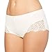 Gorgeous Dd+ Womens Ivory Embroidered Mesh Bridal Shorts 18