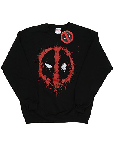 Marvel-Herren-Deadpool-Splat-Face-Sweatshirt