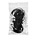 eBoot 100 Pack Hair Elastics Hair Ties Ponytail Holders Hair Bands Bulk (Black)