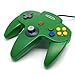 Produktbild Childhood Retro Classic USB Controller Gamepad Joysticks für N64 Stil PC MAC Grün