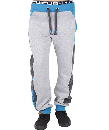 Preisvergleich Produktbild Shisha Mack Pant Herren Jogginghose Ash Mykonos Blue grau blau S