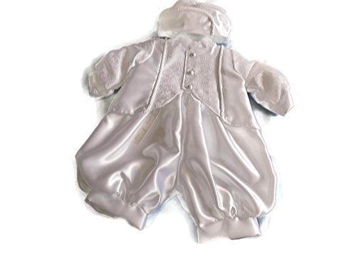 White Boys Christening Suit (0-6 months)