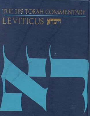 Leviticus: The Traditional Hebrew Text With the New JPS Translation