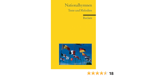 Nationalhymnen Texte Und Melodien Reclams Universal Bibliothek Amazon De Bucher