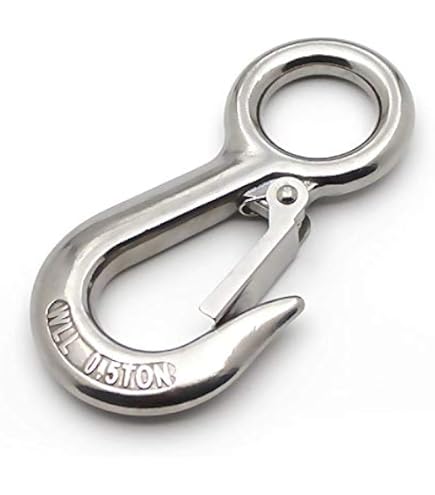 Ganci Di Sollevamento In Acciaio Inox 304 | 2 Pezzi | Portata 1000 Kg - Foto 7