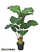 Produktbild Decovego Aronstab Araceae Arum Taro Philodendron Kunstpflanze Künstliche Pflanze mit Topf 100cm