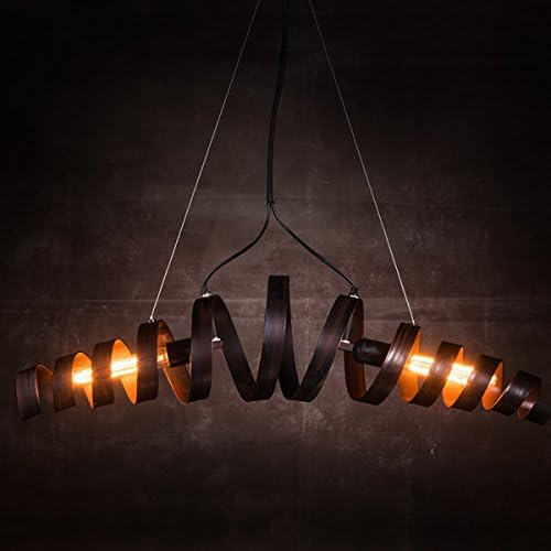 Retro lighting art creative industrial wind round Iron Chandelier