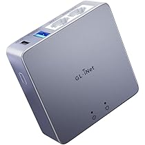 Mini Router WiFi Portatile Gl.Inet GL-AR300M16-Ext Nero Per Viaggi