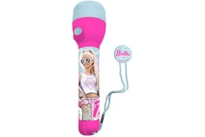 SRV Hub Barbie - Torcia a LED grande, per bambini, luce notturna, super luminosa, per Natale, compleanno e regalo del Ringraziamento, in plastica, giocattolo per bambini dai 3 anni in su
