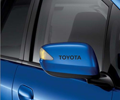4x Toyota Car Wing Mirror Decals Stickers Adhesive Premium Quality Corolla Supra
