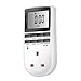 Price comparison product image TAOtTAO Digital LCD Display Plug - In Programmable Timer Switch Socket 24hr 7Day