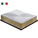 Produktbild materassiedoghe – Matratze aus Memory Foam mit 5 cm Memory-Höhe 25 Mod. Courmayeur – orthopädisch – Stirnband in Mikrofaser Mod. Courmayeur mit MyMemory – ergonomisch – antibakteriell – Milben – Schimmel – 100% Made in Italy – elastisch und formstabil – Doppelbett Einzelbett Bett 140x200