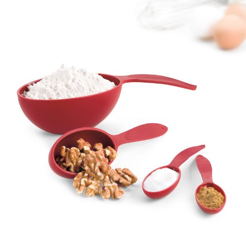 Cuisipro 74701505 Messbecher Set 4-teilig, rot - 3